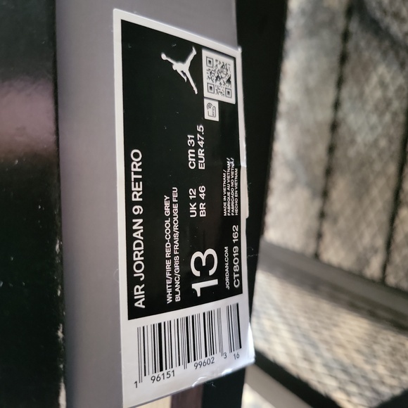 Jordan 9 "Fire Red" - Picture 5 of 5